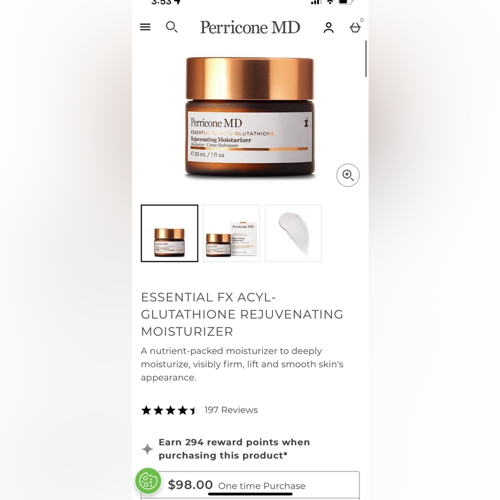 Perricone MD Essential Fx Acyl-Glutathione Rejuvenating Moisturizer